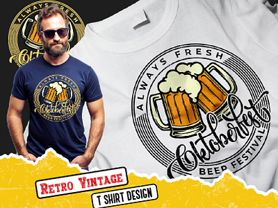 Beer T-shirt Design retro retro vintage retro vintage t shirt design t shirt design tshirt design typography logo typography t shirt vintage vintage logo vintage logo design vintage t shirt vintage typography