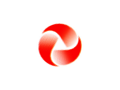 Globe In Motion 3d branding circle circular colorful digital dots dynamic global globe gradient graphic design halftone logo logodesign motion overlap sphere spiral three