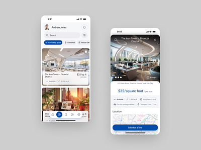 Real Estate App app app ui clean design figma mobile mobile ui real estate real estate app ux ui design