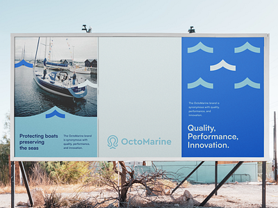 Octomarine Billboard Ad abstract ai logo boat logo branding branding crypto logo data logo finance branding logo fintech branding logo marine logo nature logo sea branding sea logo startup logo tech logo trust logo wave logo