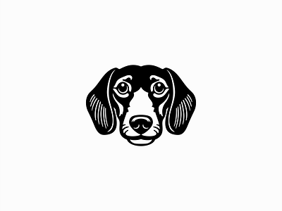 Dachshund Dog Logo animal branding dachshund design dog emblem friendly icon illustration logo mark modern pet playful puppy vector vet wiener