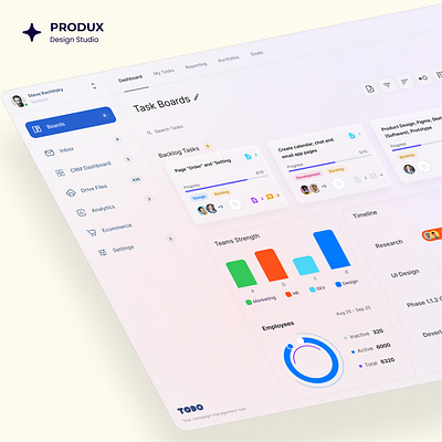 Task Management User Interface design