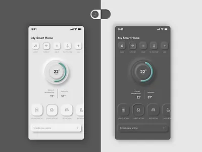 Neomorphism Mobile App Design app design figma figma app design figma expert figma landing page homepage landing page mobile app desigjn neomorphism ui ui ux ux wab app website design
