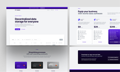 Semplice astro clean modern purple saas semplice simple startup tailwind template theme