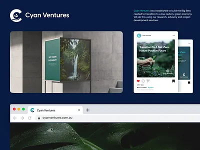 Cyan Ventures - Website Design agency branding design graphic design illustration logo mockup showcase ui website website design