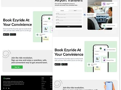 Ezyride : A ride hailing application 3d animation branding graphic design logo motion graphics ui