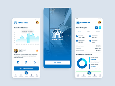 Home Touch app design app ui design buy and sell property credit simulator design home control app design home touch mobile app design mortgage calulator property app real estate real estate mobile app design ui ui design uiux ux