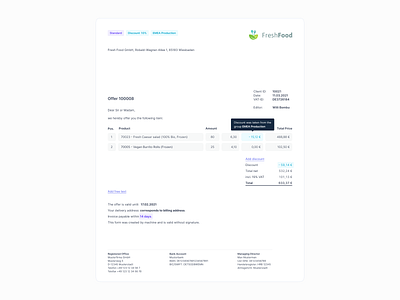 Create Invoice app design ui ux