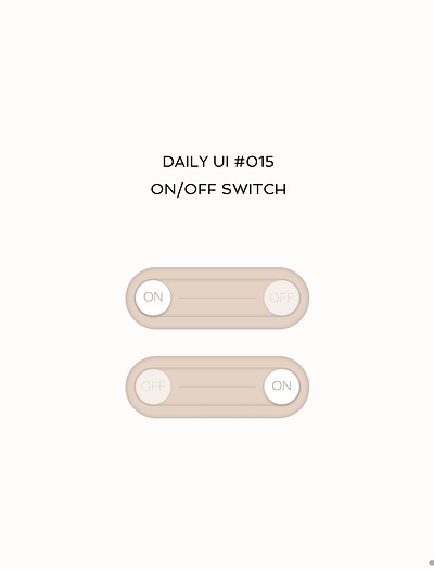 Daily UI challenge #015 - On/Off Switch button daily ui challenge daily ui challenge 015 dailyui figma made in figma mobile design on off switch onoff ui