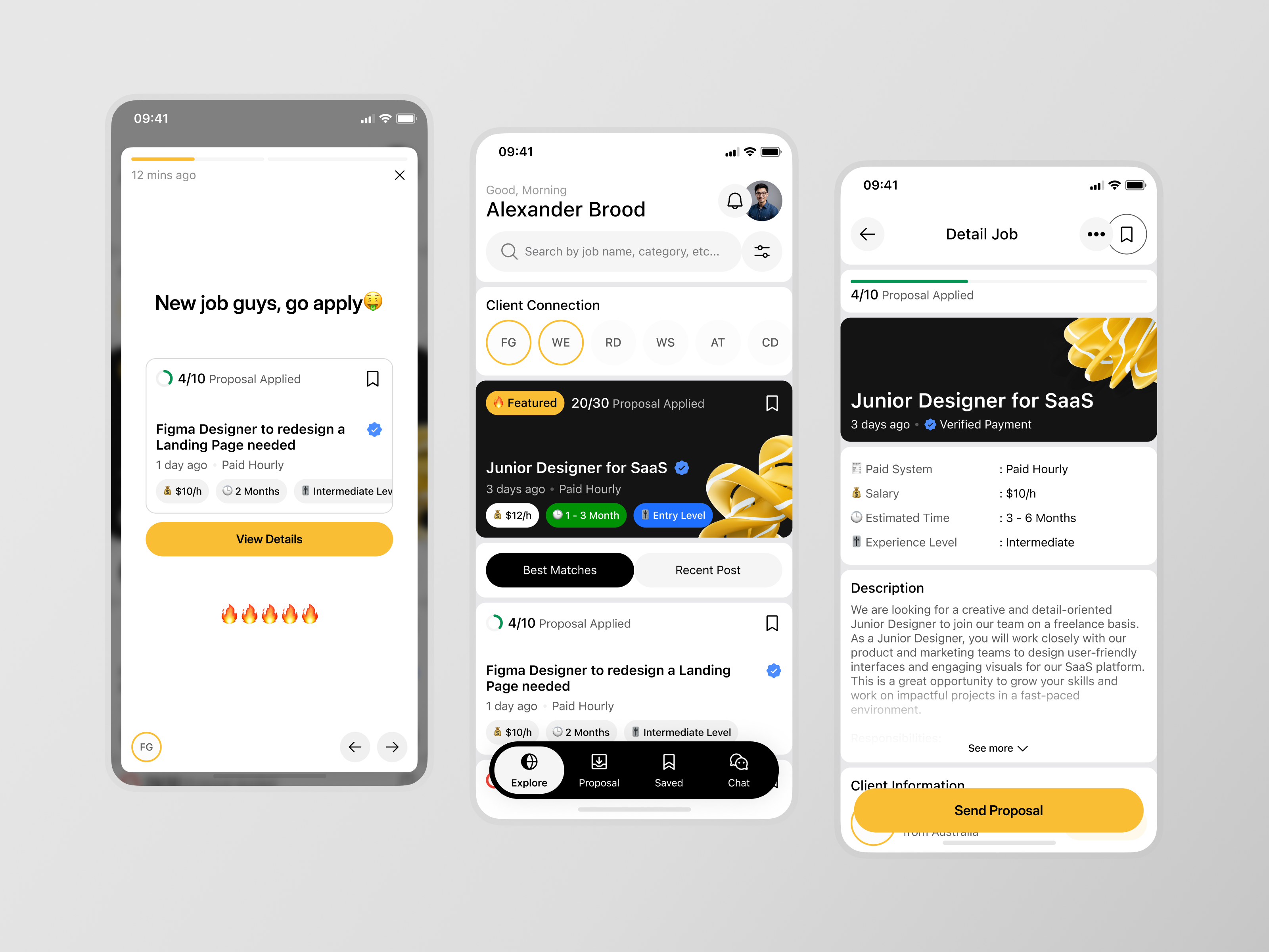 Example of Minimalist Mobile App Design