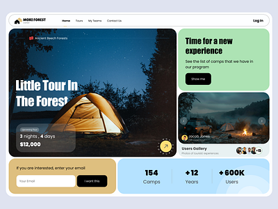 Camping camping hero material3 ui ux