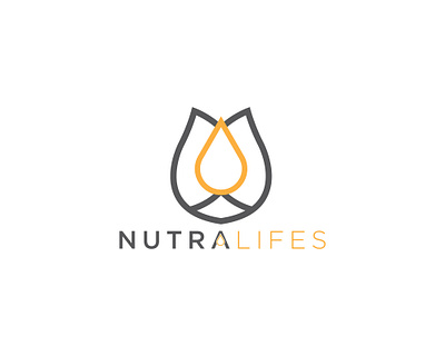 Wellness logo nutralifes branding