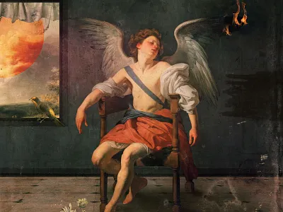 Casagrande & Hanysz album art album cover collage lettering print