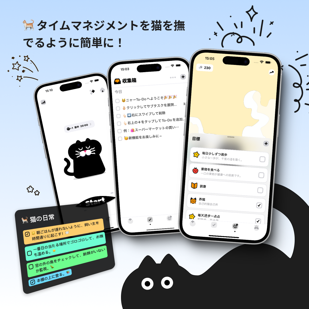 PawDoro animation cat foucus metion motion graphics pomodoro