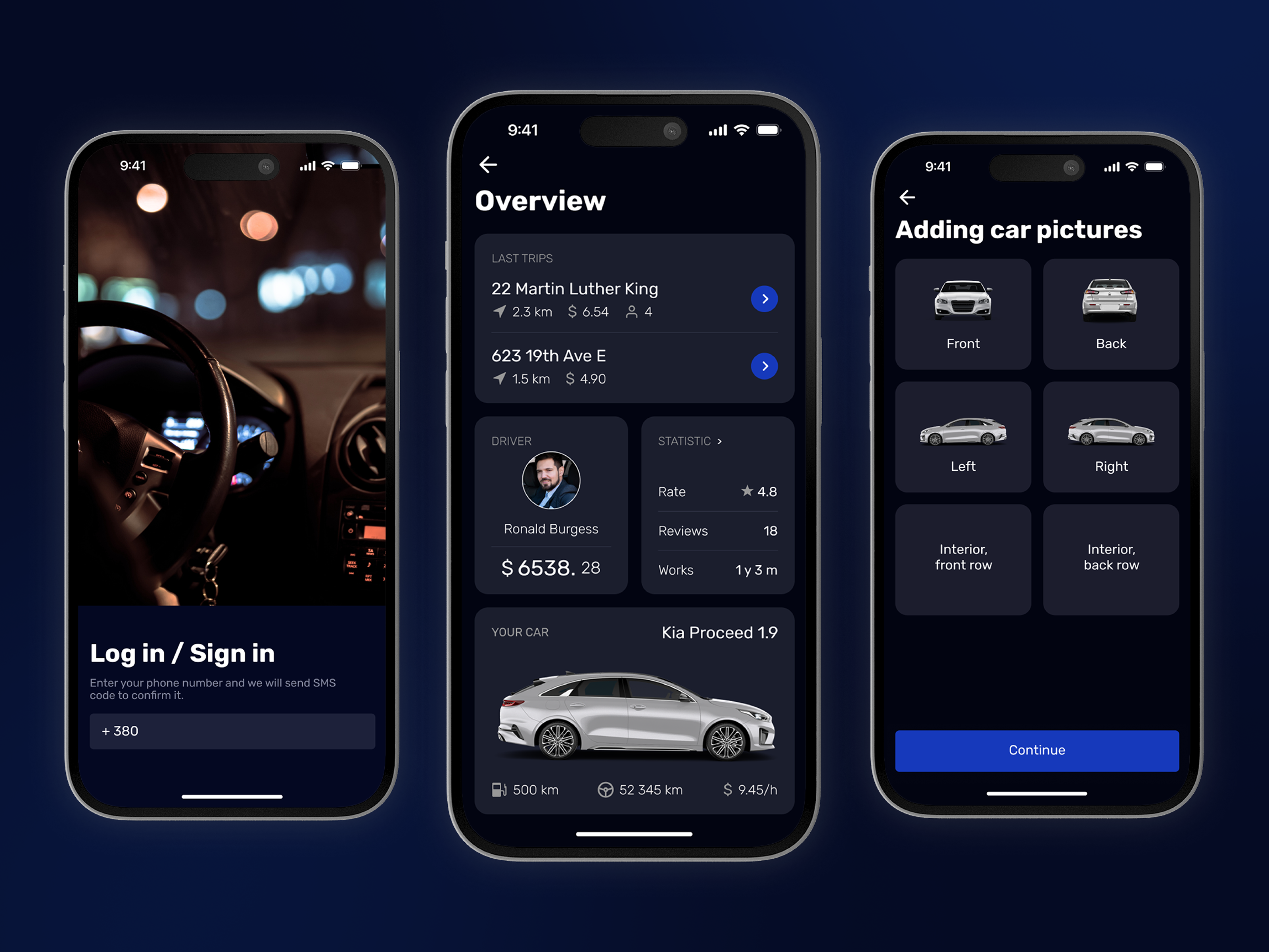 Taxi Order Service Driver Side | BBGO application automobile booking dashboard driver mobile app order order service ordering overview passenger photo cars profile driver rate ride taxi taxi app taxi online trips wellcome screen