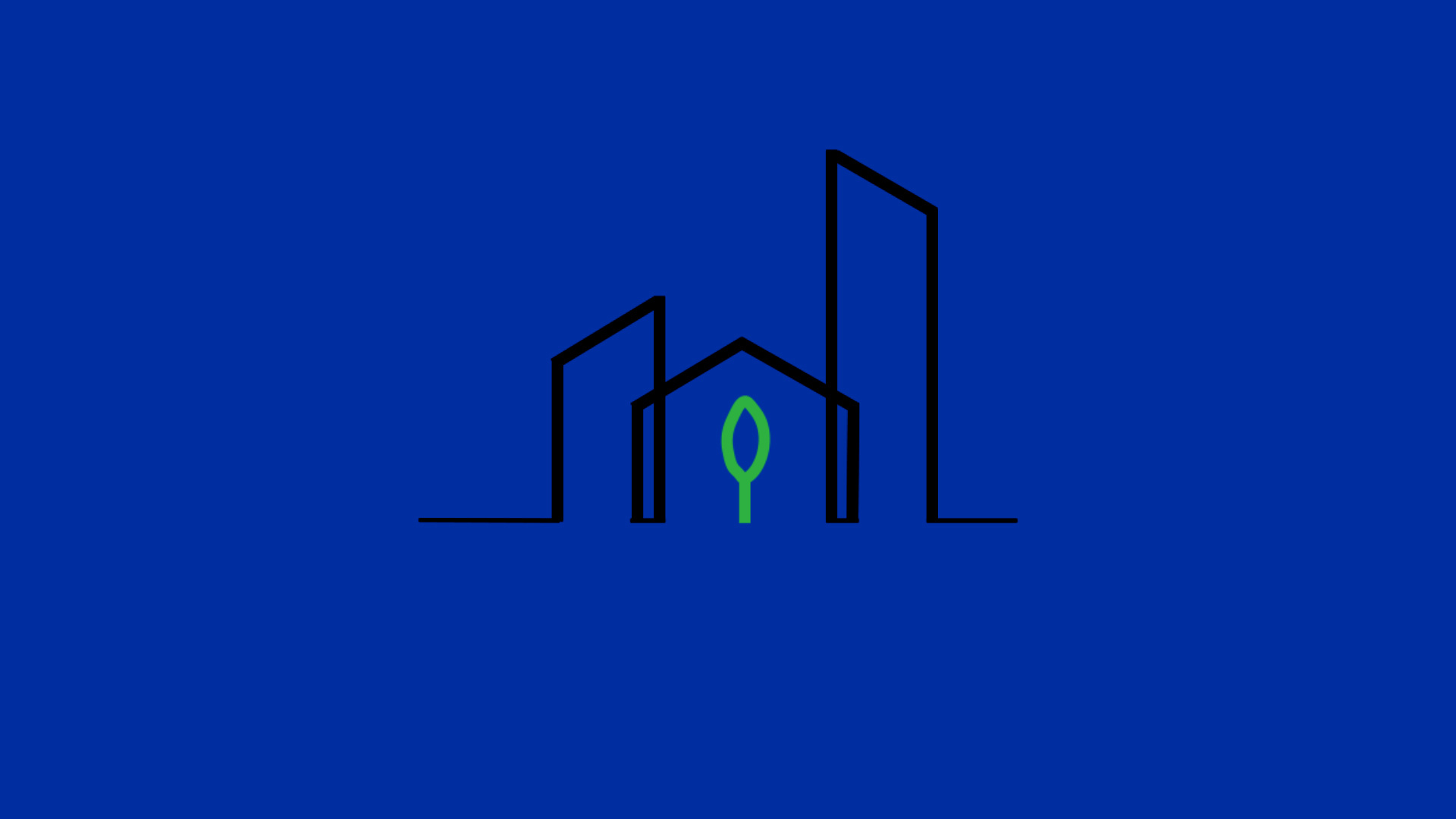 Animated construction company logo. animation branding graphic design logoanimate logoanimation logopulse motion graphics