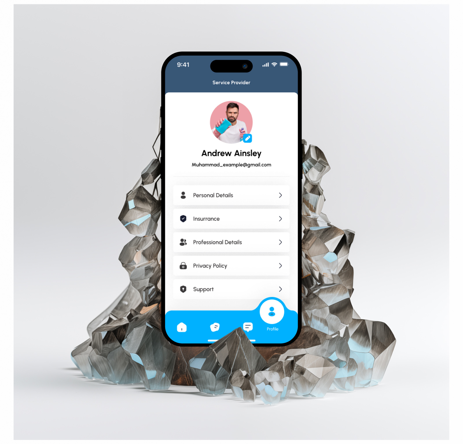 Vere Clean - Home Screen UI UX Design app design application design graphic design home page ui desiing home scree home screen ui ui design ui ux design uidesign ux design uxdesign