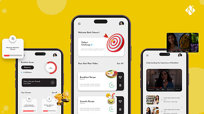 Diet Nutrition Tutorial App diet app fitness app nutritional app