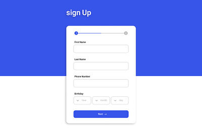 login page ui