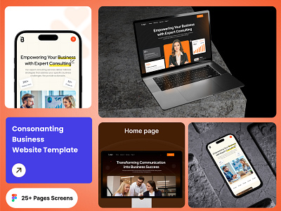 Consonanting Business – Your Strategic Partner for Success branding business consulting business solutions consonanting business consulting firm corporate digital strategy figma template landing paeg professional services responsive design startup strategy ui ui design uiux design uix user interface ux design web design