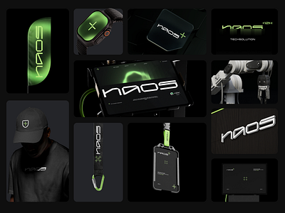 HAOS Branding Case study automation brand branding branding design case study innovation logo logo design logotype motion graphics product robotics technology ui ux web