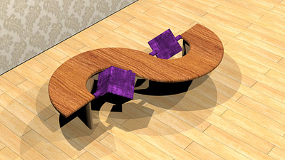 Cube table 3d graphic design tables desing