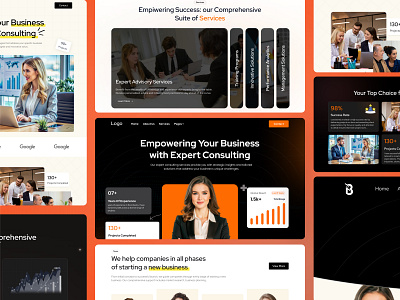 Consonanting Business – Your Strategic Partner for Success branding business business consulting business solutions consulting consulting firm corporate digital strategy figma template landing pages professional services responsive design startup strategy ui ui design user interface ux ux design web design