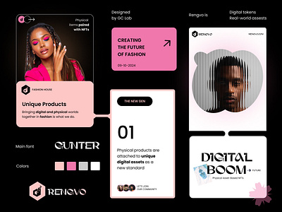 Fashion Branding UI Design