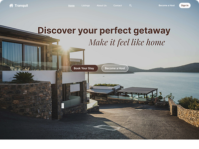 Tranquil Rental Homes (Design & Case Study) case study design illustration logo typography ui ux website