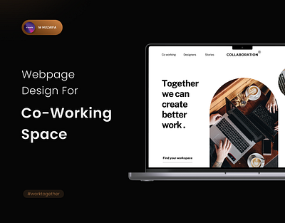 Co-Working Space UI Design branding design graphic design illustration landingpage landingpageui ucd ui