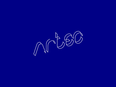 Artec / Unused 36 days of type architecture artec blueprint building construction design logo logotype modern residential type typography