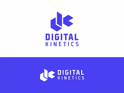 Digital Kinetics branding computer custom logo design digital logo graphic design illustration it kinetics lettering logo logo design software logo tech logo technology typography vector