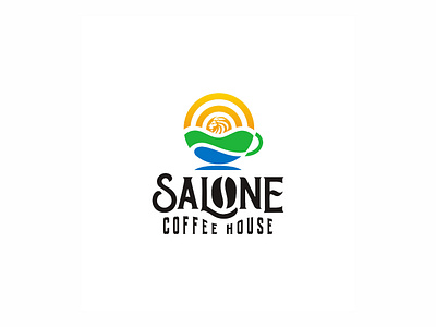 Salone Coffee House arabica branding cafe coffee bean coffee logo coffee shop custom logo design ethiopia coffee graphic design illustration lettering logo logo design robusta coffee typography vector