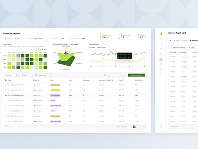 Financial Reports app chart dashboard data design export illustration interface line chart logo simple stats ui ux webapp