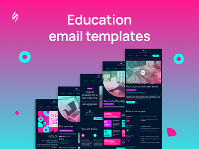 Education Email Templates design education education email email email builder email campaign email design email marketing email newsletter email templates html email landing page newsletter stripo email ui web design