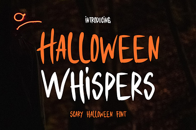 Halloween Whispers Font font design fonts free font halloween horror scary type design