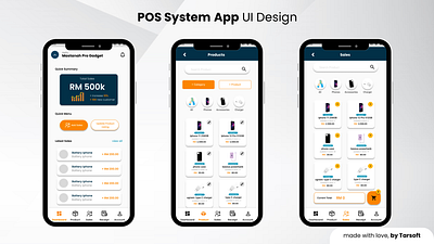 POS System App mobileappdesign posapp posmobile possystem simpleuidesign