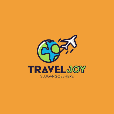 Travel Joy Logo branding graphic design logo