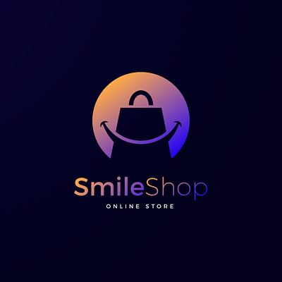 Smile Shop logo 3d animation branding graphic design logo motion graphics ui