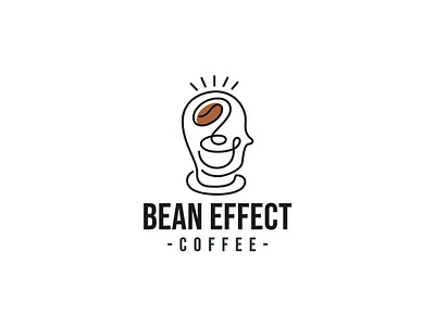 Bean Effect Coffee arabica bean effect branding cafe coffee coffee bean coffee logo coffee shop custom logo design graphic design illustration lettering logo logodesign robusta typography ui vector