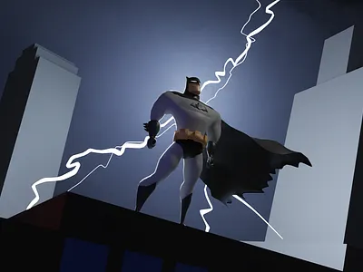 I am vengeance 3d batman lightning