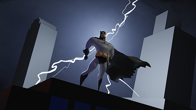 I am vengeance 3d batman lightning