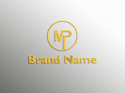 MP Initial Logo, Monogram Logo Design web