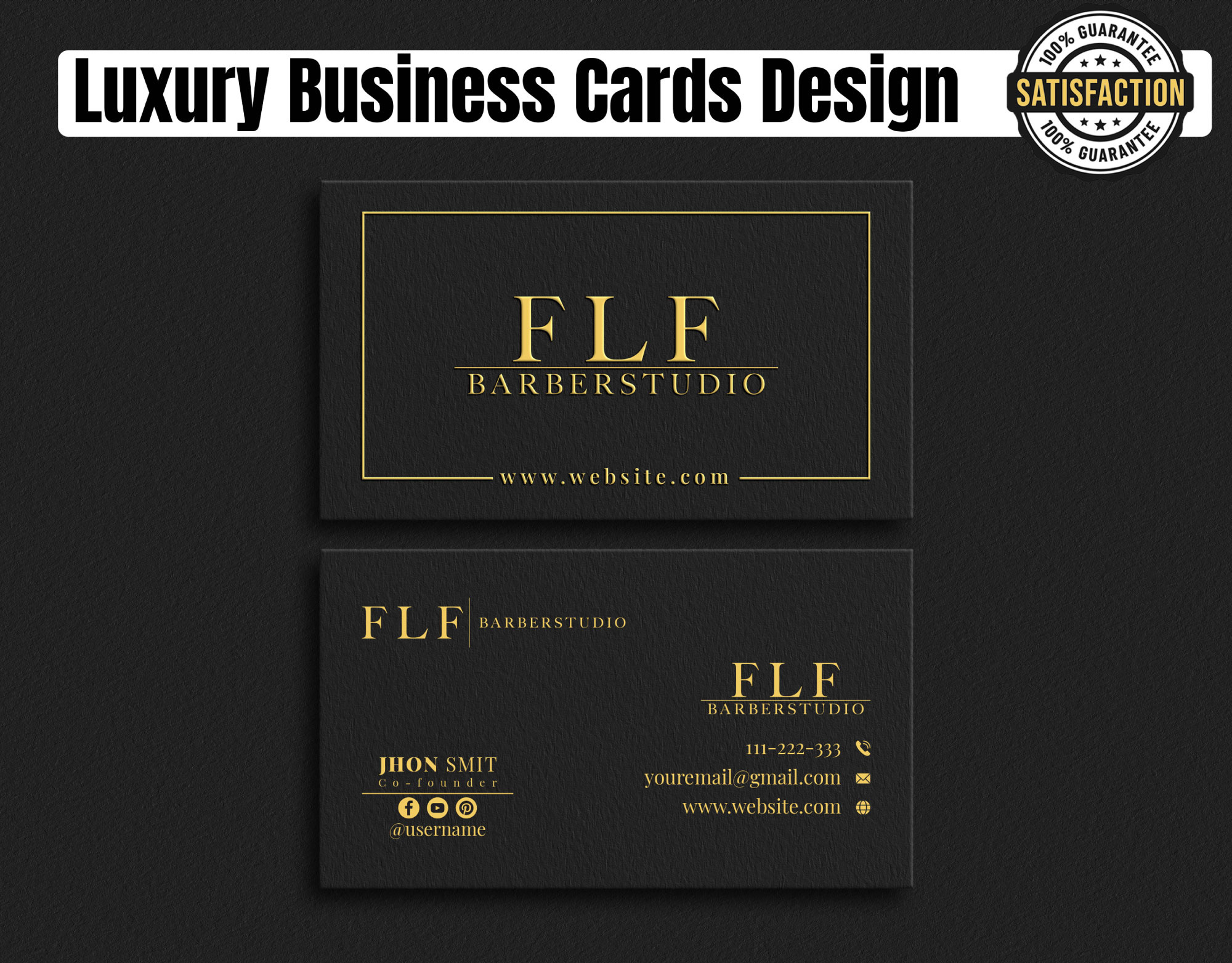 Example of Business Card, Visiting Card Design