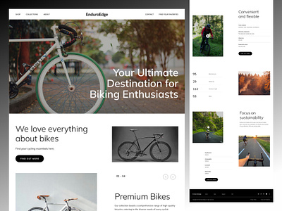 EnduroEdge Landing Page - Concept Design animation app branding colors design ecommerce furniture graphic design icon idea illustration landingpage logo minimal typography ui ux vector web website