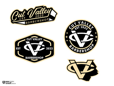 CUT VALLEY BARBERSHOP - BARBERSHOP LOGO apparel barbers barbershop barbershopaward barbershopbattle barbershopcommunity barbershopconnect barbershopexpo barbershoplogo barbershopwinning brand branding brandlogo graphic design letteringlogo logo logodesigner logopackforsale monogramlogo motion graphics