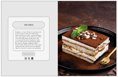 Heavenly Tiramisu: Classic Recipes branding graphic design logo typography ui