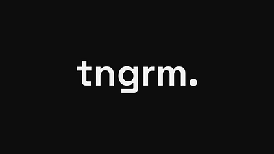 tngrm.studio branding logo