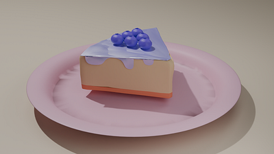 Cheesecake 3d