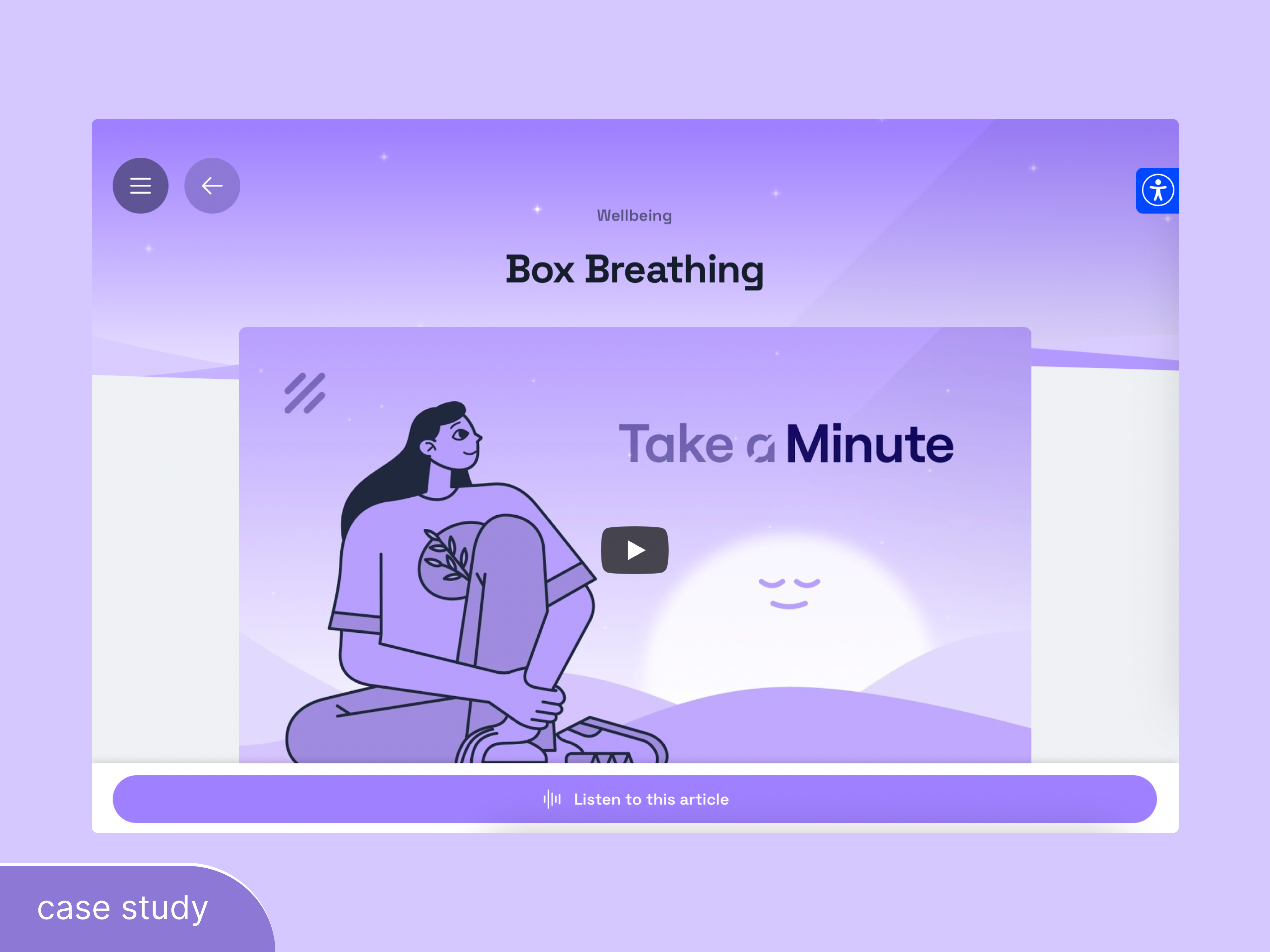 UX Research & Design Project for Wellbeing Platform